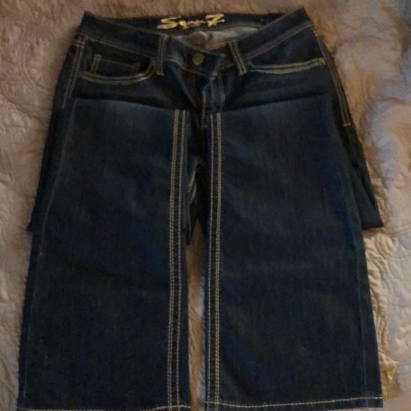 Seven7 jeans size 10 length 33in bootcut - Picture 1 of 7